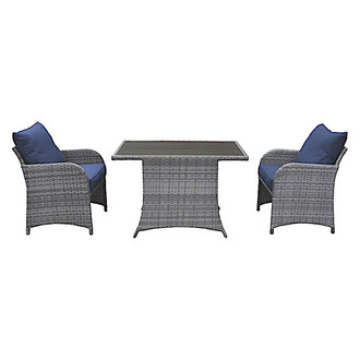 Allspace® - 3-Piece Balcony Bistro Set with Storage Cover