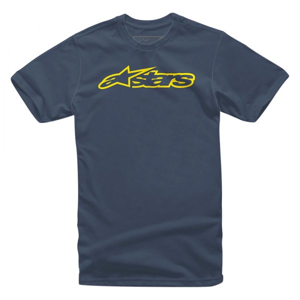 Alpinestars® - Blaze Classic X-Large Navy/Yellow T-Shirt