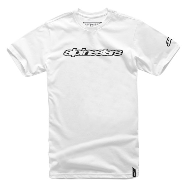Alpinestars® - Wordmark Large White/Black T-Shirt