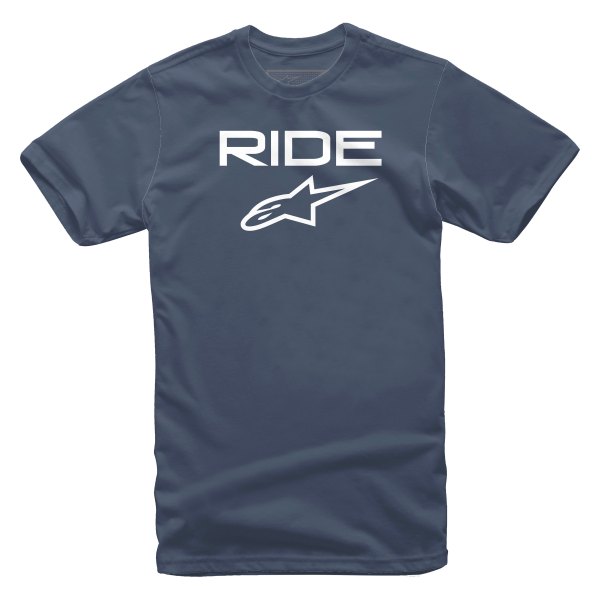 Alpinestars® - Ride 2.0 Large Navy/White T-Shirt