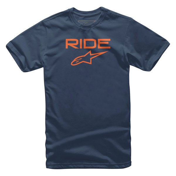 Alpinestars® - Ride 2.0 XX-Large Navy/Orange T-Shirt