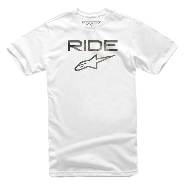 Alpinestars® - Men's Ride 2.0 Small Camo/White T-Shirt