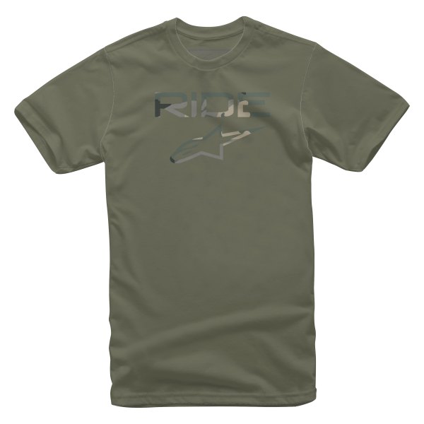 Alpinestars® - Men's Ride 2.0 Medium Camo Military T-Shirt