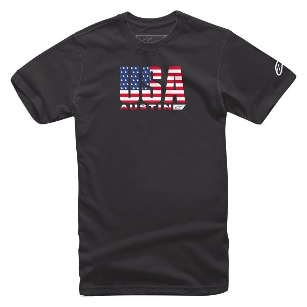 Alpinestars® - Circuits Medium Black/Usa T-Shirt