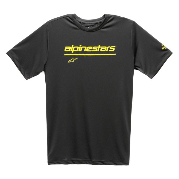 Alpinestars® - Tech Line Up Performance Large Black T-Shirt