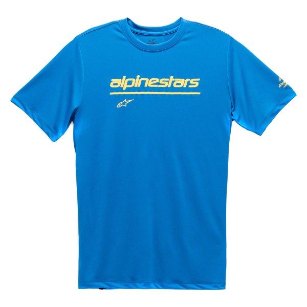 Alpinestars® - Tech Line Up Performance Small Bright Blue T-Shirt