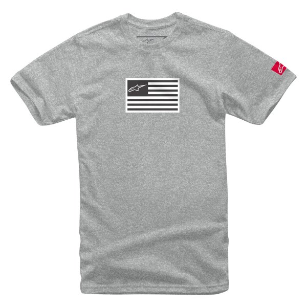 Alpinestars® - Flagged Small Gray Heather T-Shirt