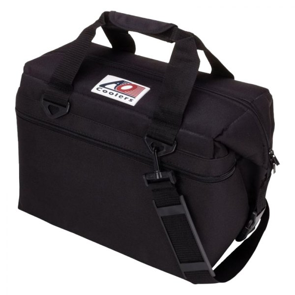 AO Coolers® - Canvas™ 24-Can Black Soft Cooler