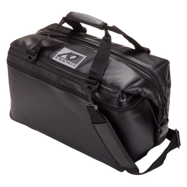 AO Coolers® - Carbon™ 24-Can Black Cooler Bag