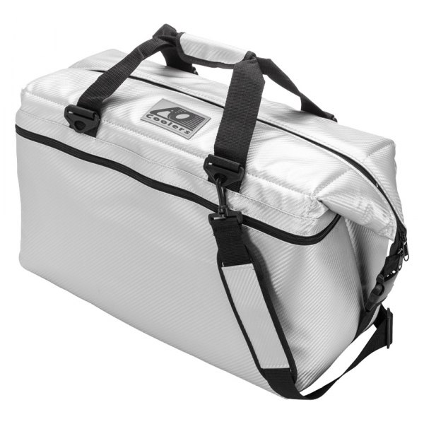 AO Coolers® - Carbon™ 36-Can Silver Cooler Bag