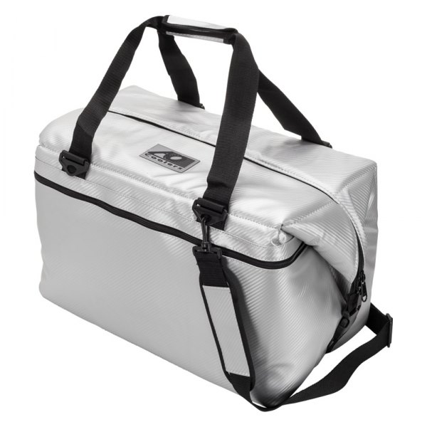 AO Coolers® - Carbon™ 48-Can Silver Cooler Bag