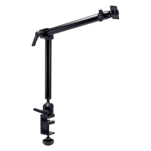 Arkon® - Black Heavy-Duty Clamp Mounting Pedestal with 22" Arm