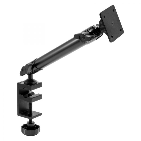 Arkon® - Black Heavy-Duty Clamp Mounting Pedestal with 10" Arm