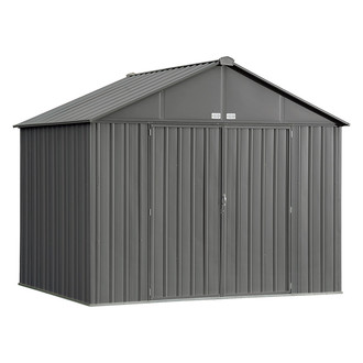 Arrow Storage® - 10'W x 8'D EZEE Shed™ Steel Peak Storage Shed with Swing Doors