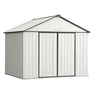 Arrow Storage® - 10'W x 8'D EZEE Shed™ Steel Peak Storage Shed with Swing Doors