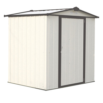 Arrow Storage® - 6'W x 5'D EZEE Shed™ Steel Peak Storage Shed with Swing Doors