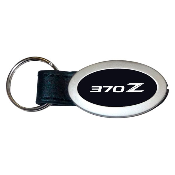 Autogold® - 370Z Logo Oval Leather Key Chain