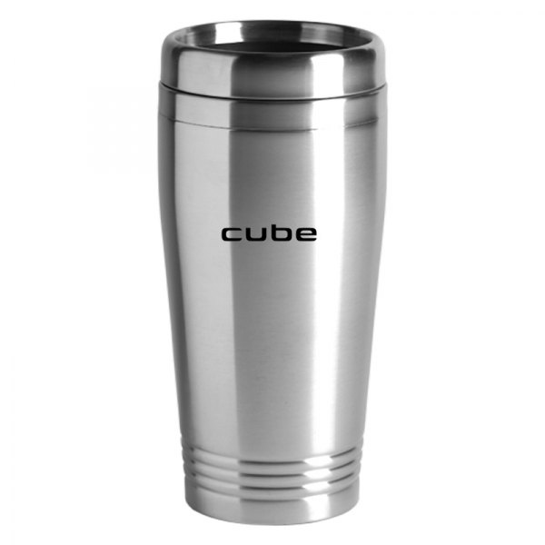 Autogold® - Cube™ 16 fl. oz. Silver Stainless Steel Tumbler