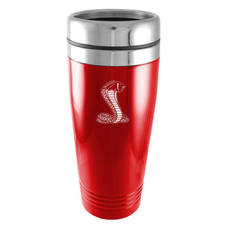 Autogold® - Cobra™ 16 fl. oz. Red Stainless Steel Tumbler