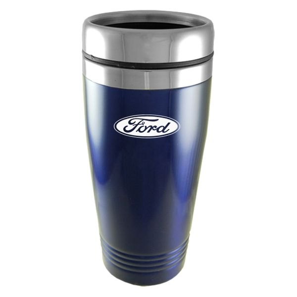 Autogold® - Ford™ 16 fl. oz. Blue Stainless Steel Tumbler