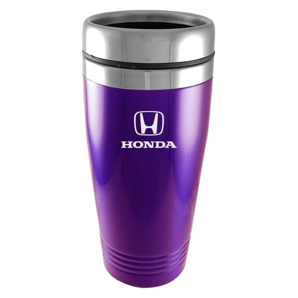 Autogold® - Honda™ 16 fl. oz. Purple Stainless Steel Tumbler