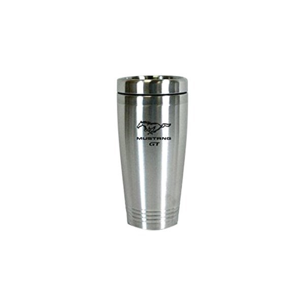 Autogold® - Mustang GT™ 16 fl. oz. Silver Stainless Steel Tumbler