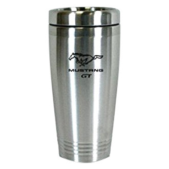 Autogold® - Mustang GT™ 16 fl. oz. Silver Stainless Steel Tumbler
