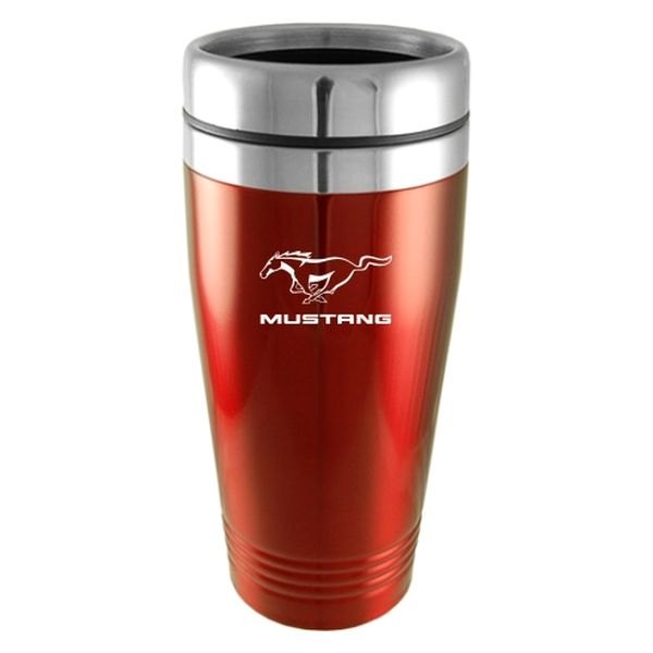Autogold® - Mustang™ 16 fl. oz. Red Stainless Steel Tumbler