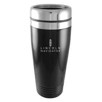 Autogold® - Navigator™ 16 fl. oz. Black Stainless Steel Tumbler