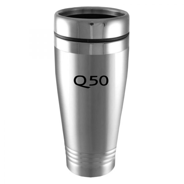 Autogold® - Q50™ 16 fl. oz. Silver Stainless Steel Tumbler