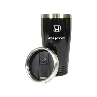 Autogold® - Civic™ 16 fl. oz. Black Stainless Steel Tumbler
