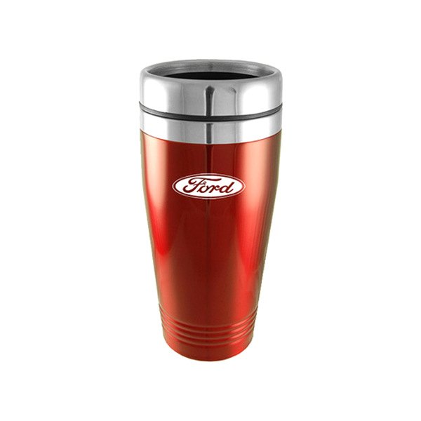 Autogold® - Ford™ 16 fl. oz. Red Stainless Steel Tumbler