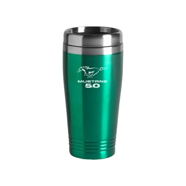 Autogold® - Mustang 5.0™ 16 fl. oz. Green Stainless Steel Tumbler