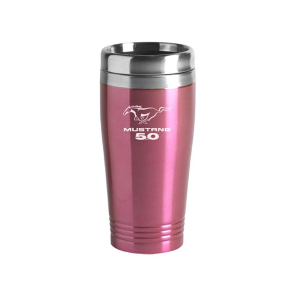 Autogold® - Mustang 5.0™ 16 fl. oz. Pink Stainless Steel Tumbler