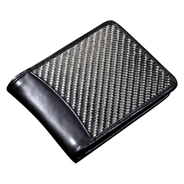 AutoTecknic® - Matte Carbon Fiber Textured Bi-Fold Wallet