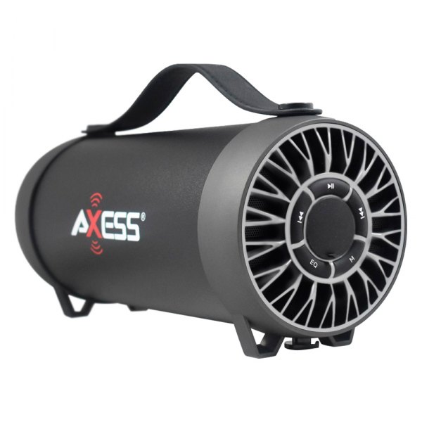 Axess® SPBT1056SL - SPBT1056 Silver Cylinder Portable Bluetooth Speaker