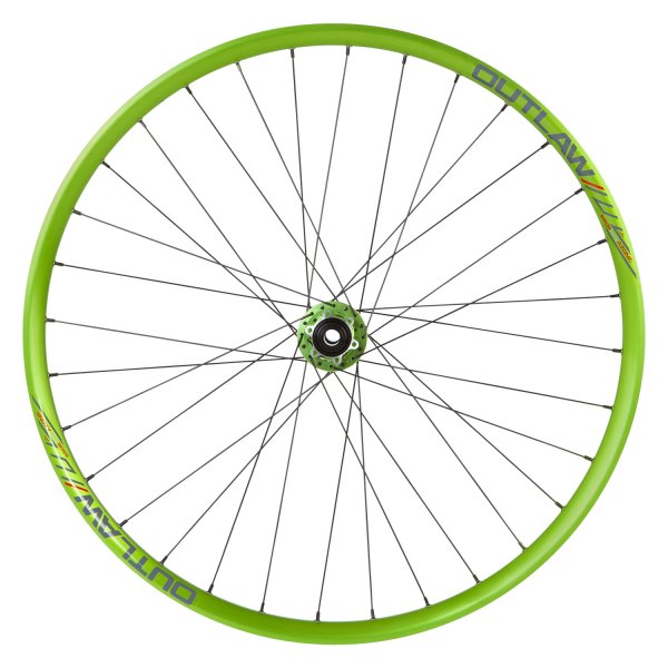 Azonic® - Outlaw 27.5" Green Aluminum Wheel Set