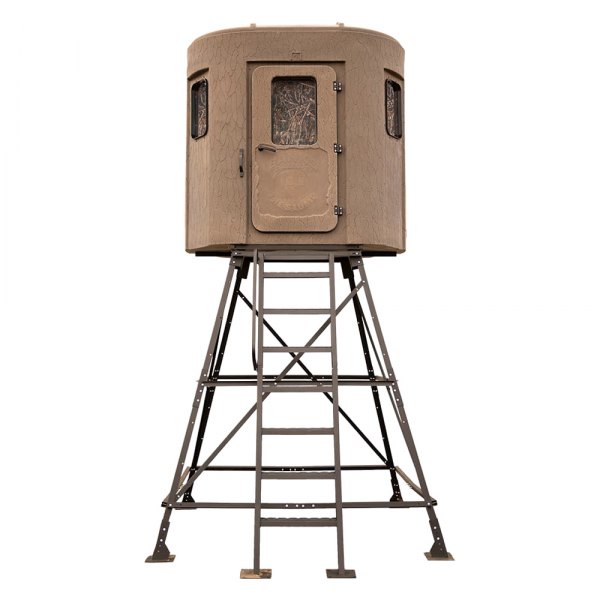 Banks Outdoors® - The Stump 2 Whitetail Properties Pro Hunter 6.5' L x 4' W Weathered Wood Hunting Blind