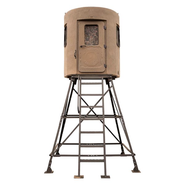 Banks Outdoors® - The Stump 3 Whitetail Properties Pro Hunter 64" x 80" Weathered Wood Hunting Blind