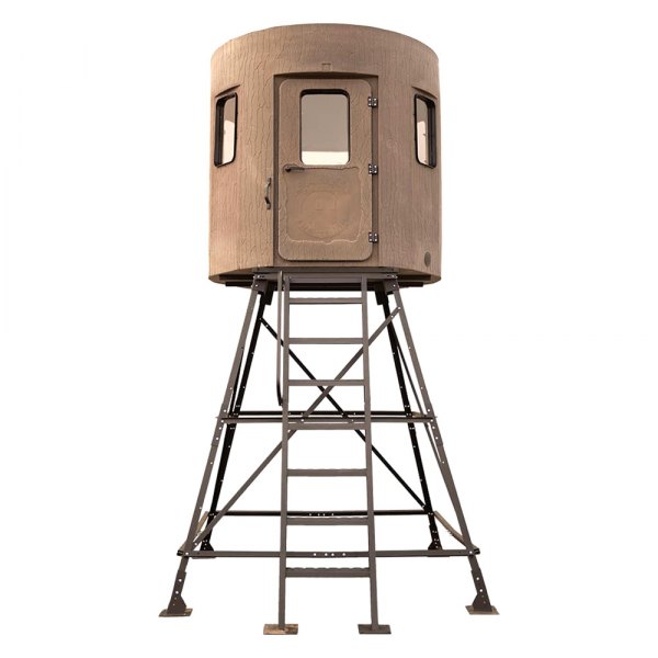 Banks Outdoors® - The Stump 4 77" x 80" Weathered Wood Hunting Blind