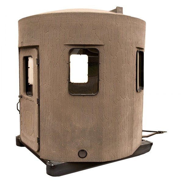 Banks Outdoors® - The Stump 4 Scout 77" x 80" Weathered Wood Hunting Blind