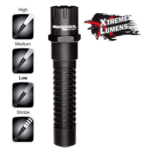 Bayco® - Nightstick™ TAC-560 Xtreme Lumens™ Black Multi-Function Tactical Flashlight 