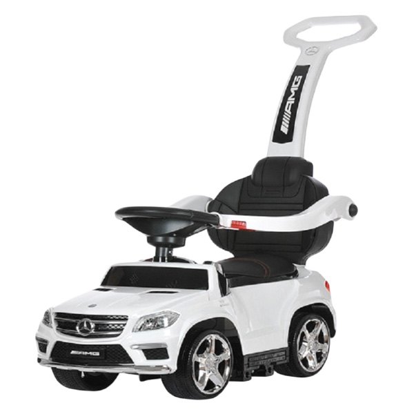 Best Ride On Cars® - 4-in-1 Mercedes White Push Car (1-3 Years)