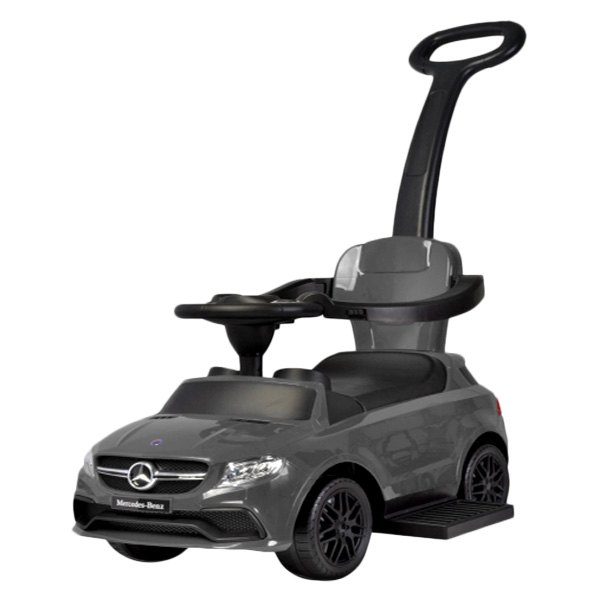 Best Ride On Cars® - 3-in-1 Mercedes Gray Push Car (1-3 Years)