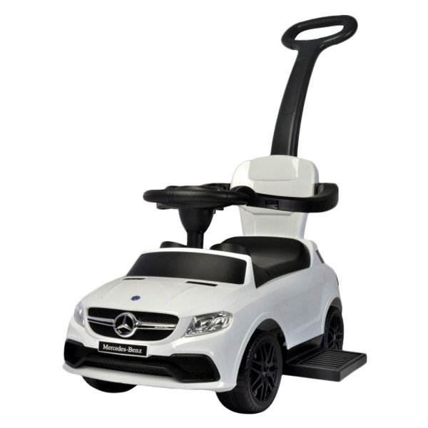 Best Ride On Cars® - 3-in-1 Mercedes White Push Car (1-3 Years)