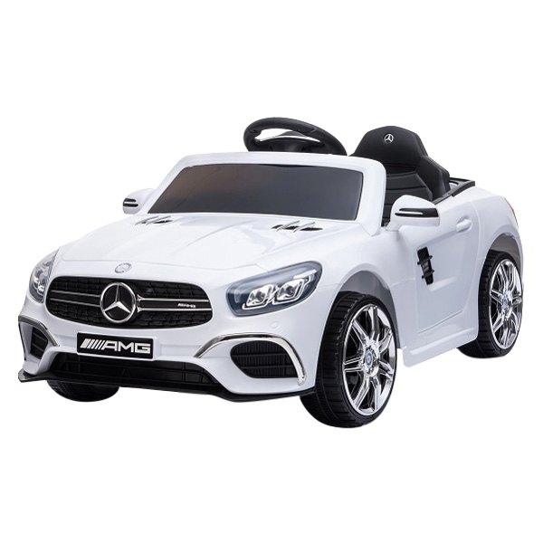 Best Ride On Cars® - Mercedes SL63 12 V White Electric Car (2-5 Years)