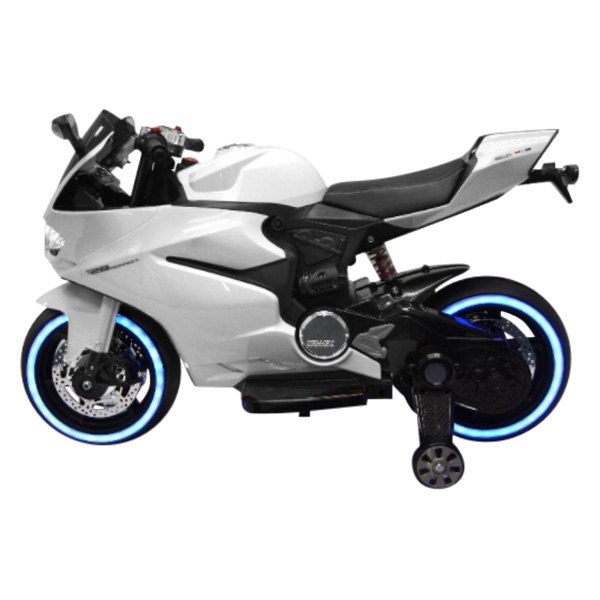 Best Ride On Cars® - Tron 12 V White Electric Motorcycle (2-5 Years)