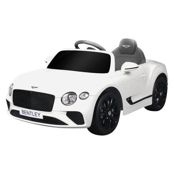 Best Ride On Cars® - Licensed Bentley GT 12 V White Electric Car (3-6 Years)