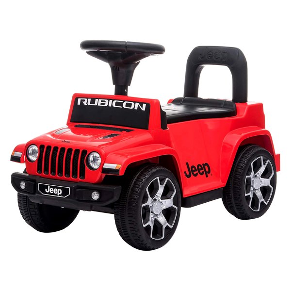 Best Ride On Cars® - 3-in-1 Jeep Rubicon Red Push Car (1-3 Years)
