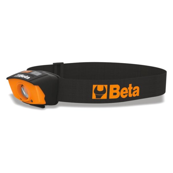 Beta Tools® - 1836A™ 120 lm Dual Brightness Black/Orange LED Headlamp